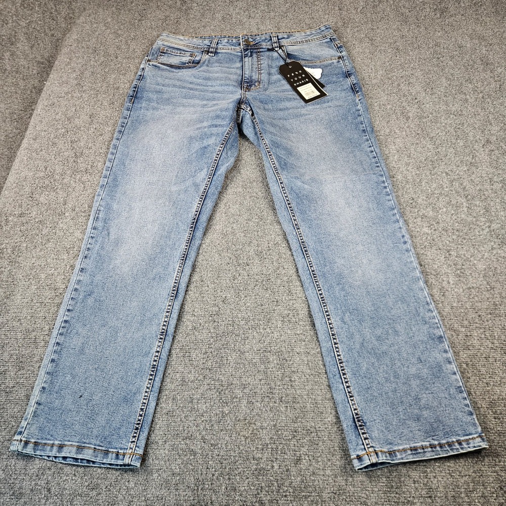 The Perfect Jean NYC Athletic Fit Jeans 35x30 Sky-Light Tint Repreve JU9T3LSKY